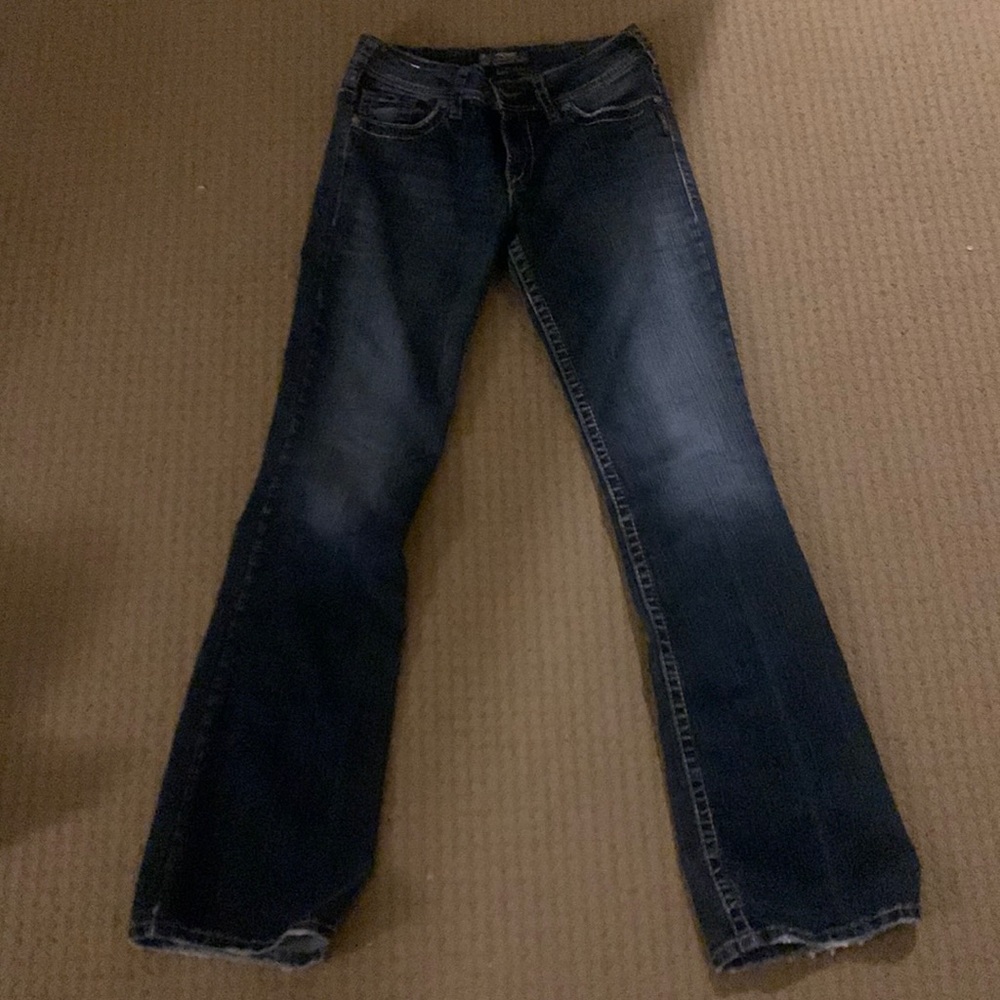 Silver bootcut jeans